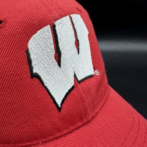 Vintage Wisconsin Badgers 2000 Rose Bowl Hat Cap Snap Back Red Football NCAA Y2K - Picture 3 of 9